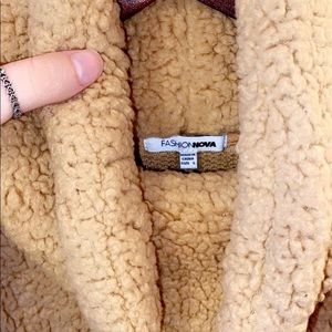 FASHION NOVA pullover teddy